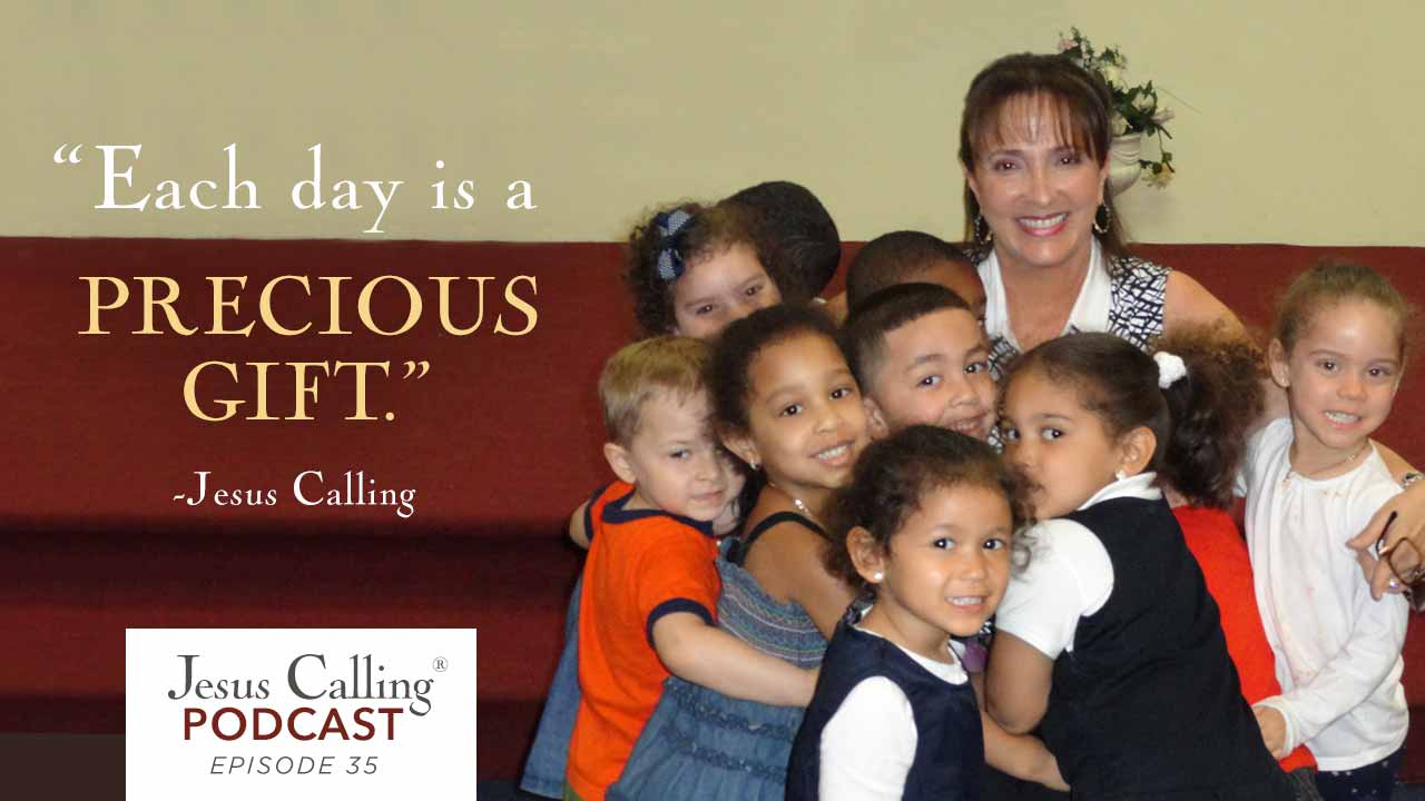 Lee Ann Mancini talks about her desire to teach children about the love of Jesus is this episode of the Jesus Calling podcast.