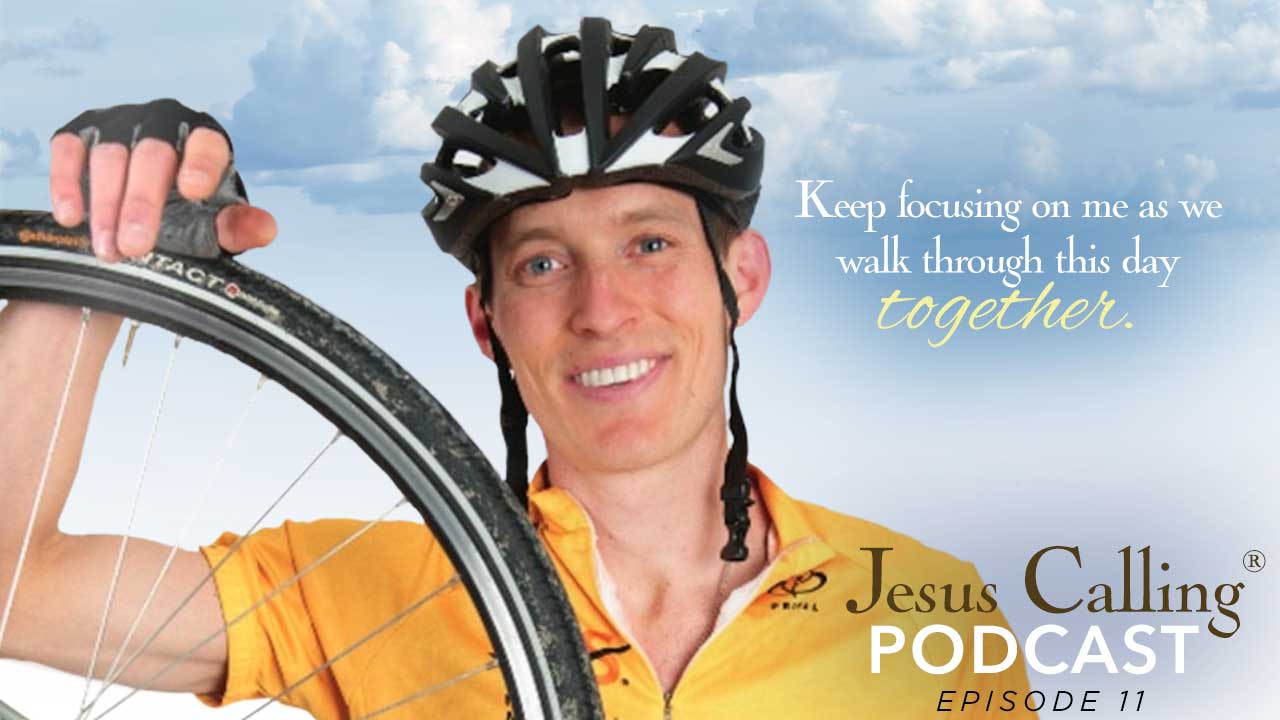 Paul Shol starts his journey cycling across America in support for Jesus Calling and children in need.