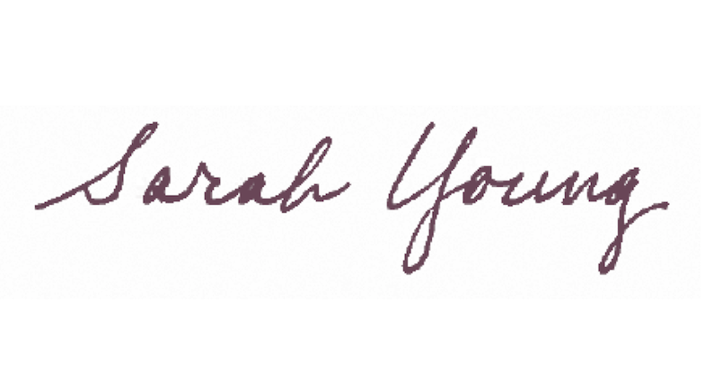 Sarah Young signature