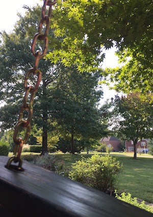 A view from Sherri Gragg's porch swing.