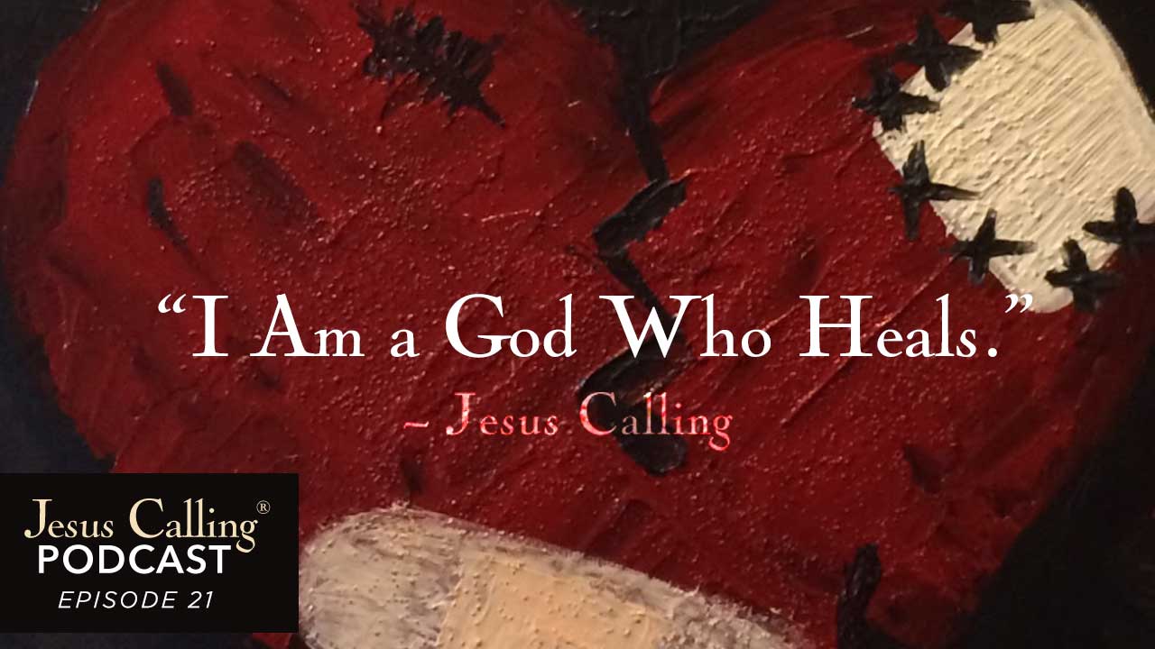 Cover image for Jesus Calling's 21st podcast with Diane Cunningham.