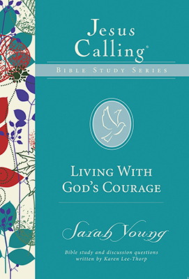 Book cover of Jesus Calling: Living with Gods by Sarah Young.
