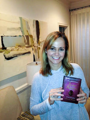 Kari Kampakis and her copy of Jesus Calling.