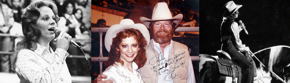 Reba McEntire during the early stages of her career.