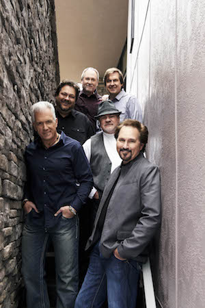 The band members of Diamond Rio pose for a group photo.