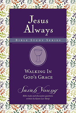 Jesus Always Walking in God's Grace book cover by Sarah Young