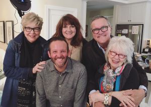 Mark Lowry and Andrew Greer with Patsy Clairmont, Anita Renfroe and Jan Silvonous