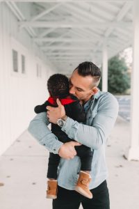 Michael Chandler and son