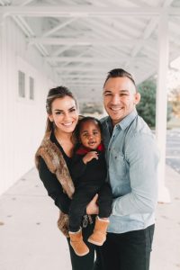 Family photo of MMA Champion, Michael Chandler and family