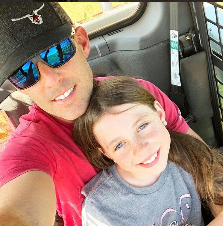 Aaron Watson and his daughter