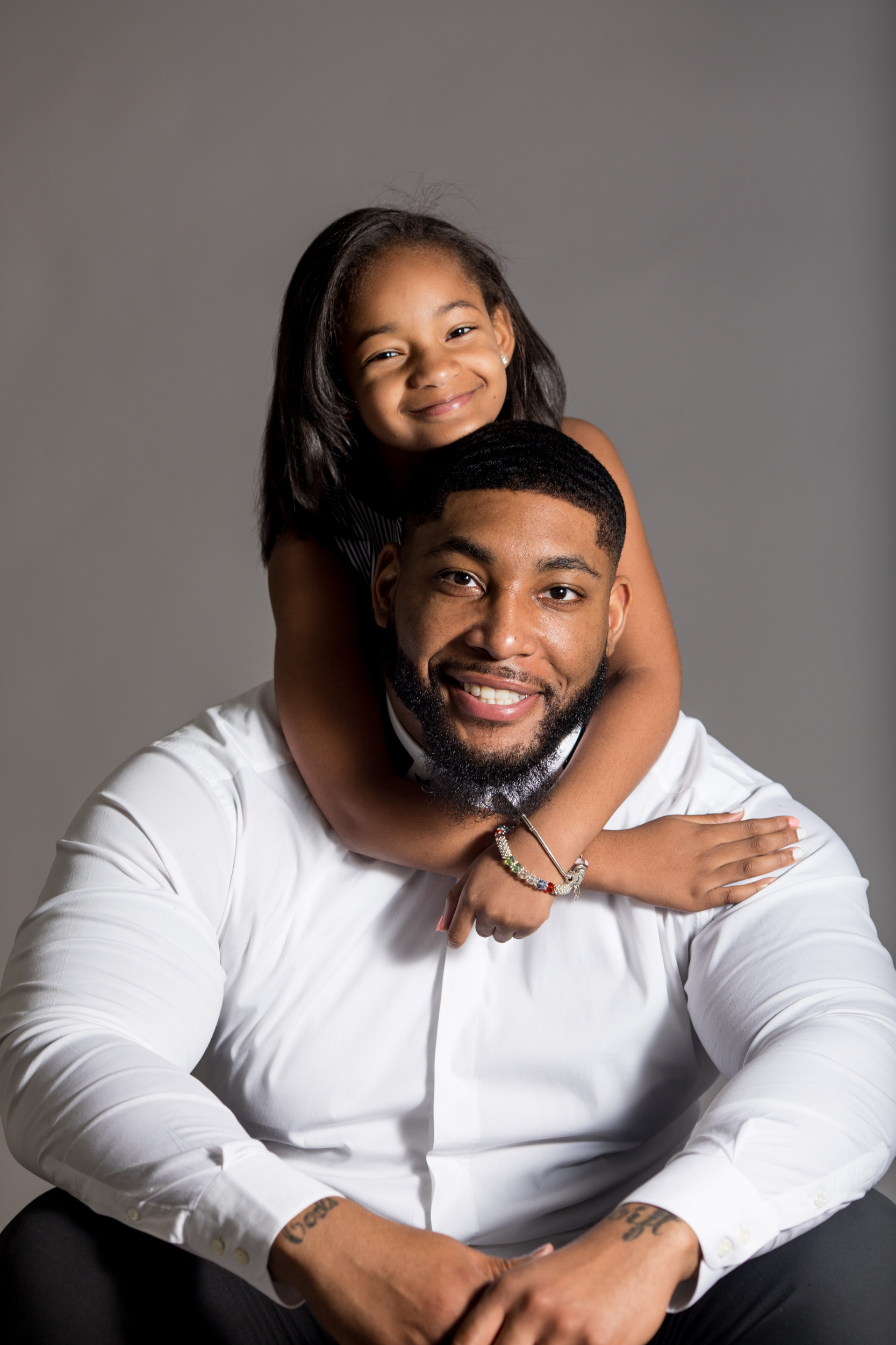 Devon Still and his daughter, Leah