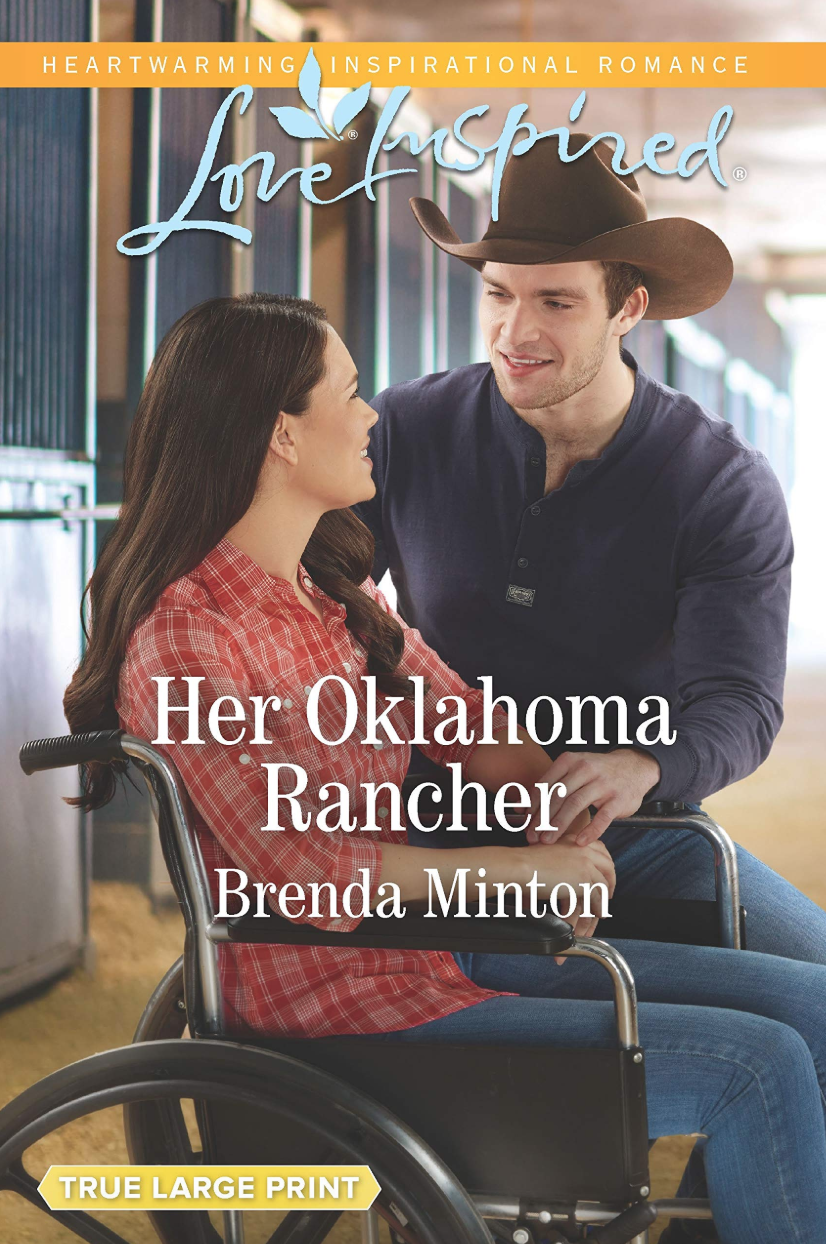 Love Inspired Inspirational Romace author Brenda Minton - Her Oklahoma Rancher book cover