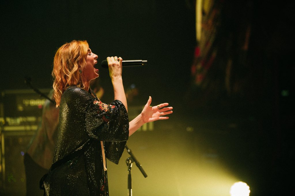 Jesus Culture's Kim Walker-Smith performing praise and worship music