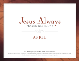 FREE Jesus Always Prayer Calendar