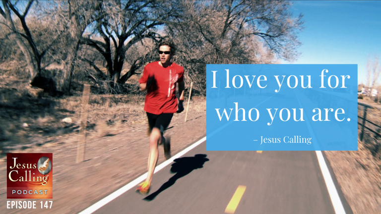 Former Olympic Runner and American record for half marathon, Ryan Hall as featured on the Jesus Calling podcast