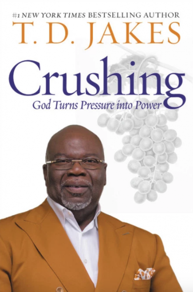 Jesus Calling podcast recently featured T. D. Jakes as he shared infomration about his latest book, Crushing: God Turns Pressure into Power