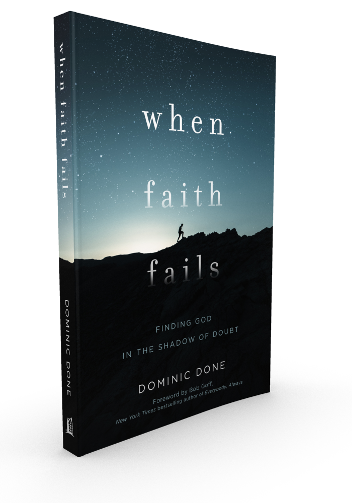 Jesus Calling podcast episode #164 features Dominic Don, who shares about his latest book, When Faith Doubts: Finding God in the Shadow of Doubt