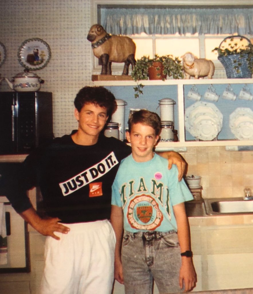 Young Brandon Lane Phillips with Kirk Cameron (Jesus Calling podcast #171