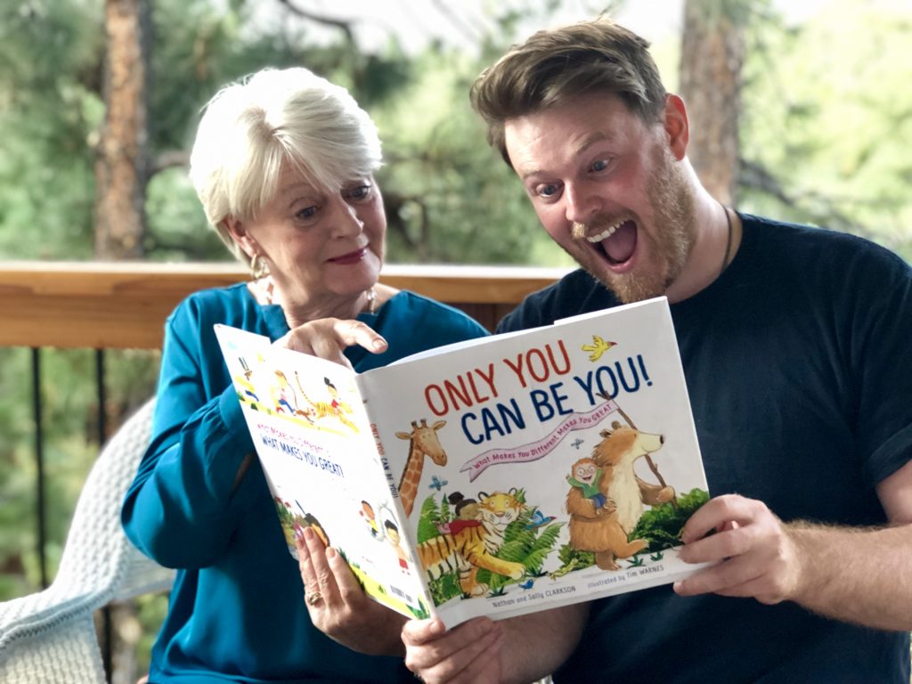 Sally Clarkson and her son, Nathan Clarkson as featured on the Jesus Calling podcast #173 to promote their new book, Only You Can Be You!