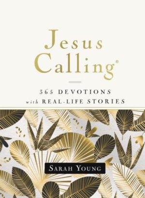 Jesus Calling 365 devotions with real life stories flat cover