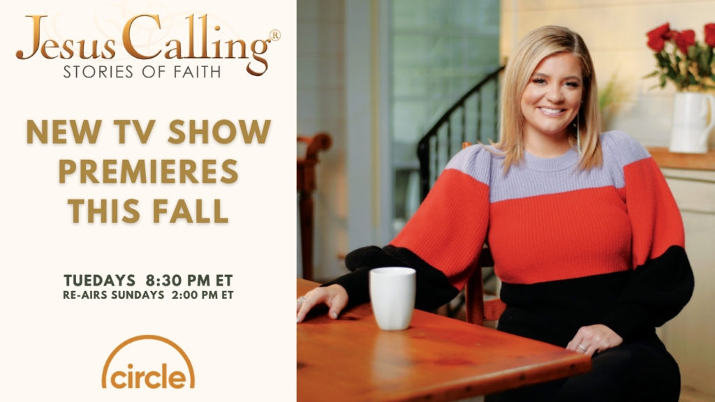 Jesus Calling TV promotional shot with Lauren Alaina