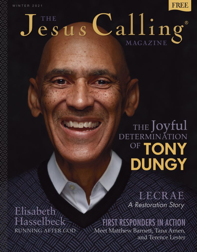 Jesus Calling Magazine issue 6 cover with Tony Dungy