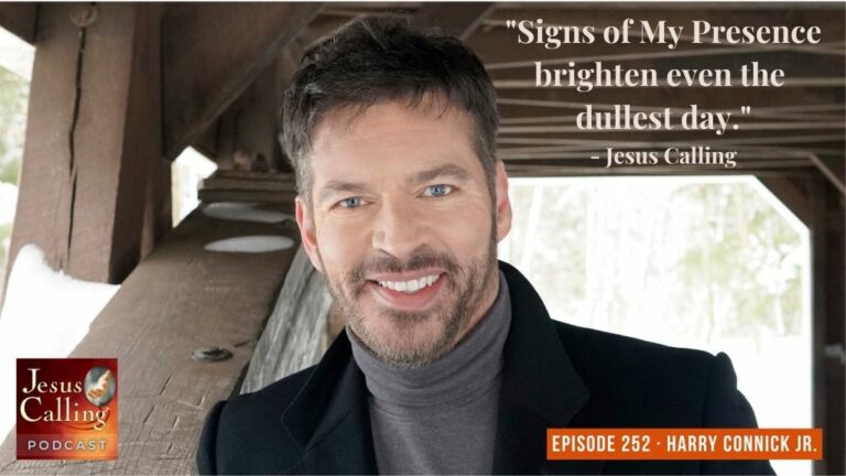 Jesus Calling podcast 252 featuring Harry Connick, Jr. - podcast thumbnail image