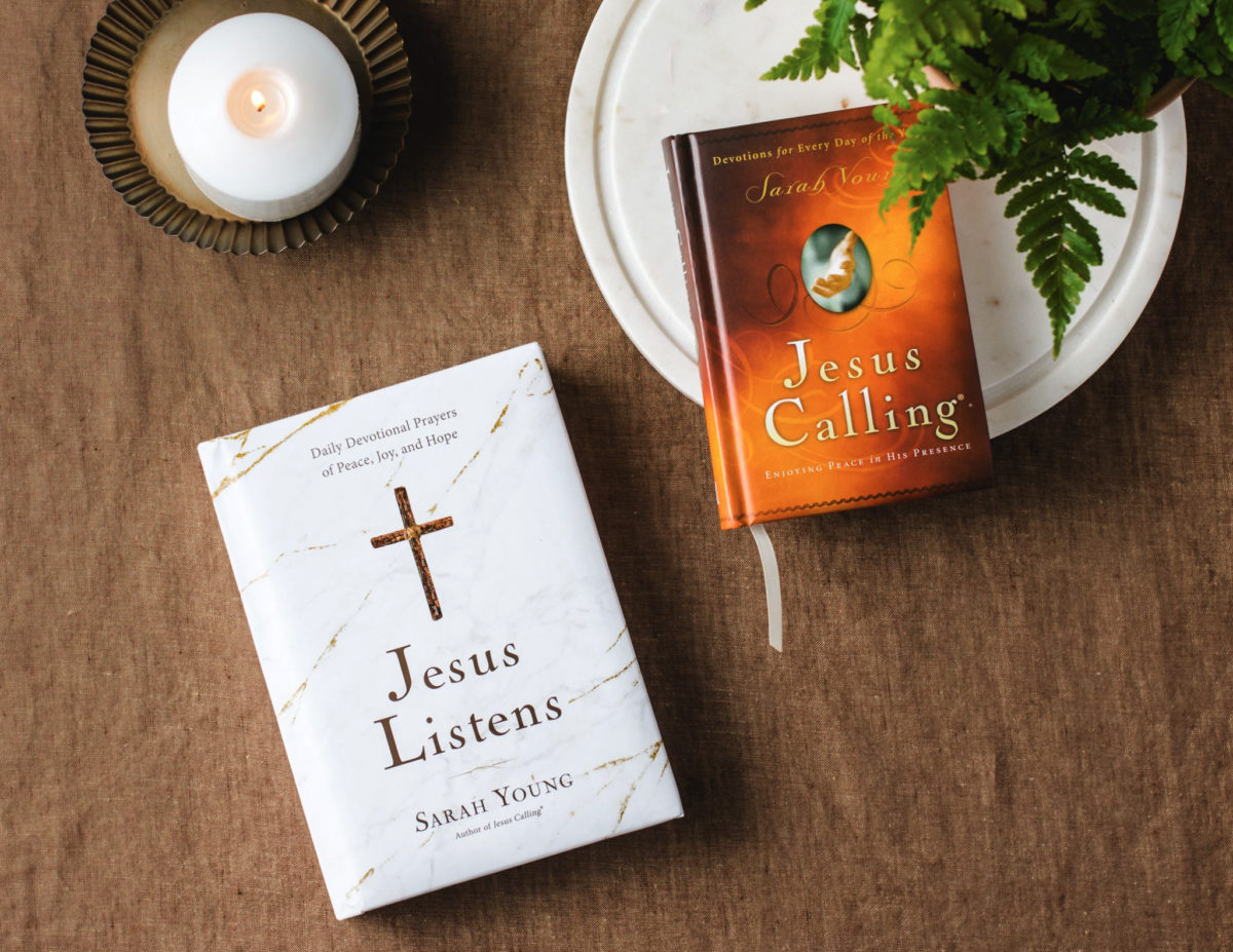 Jesus Calling podcast 306 featuring Jesus Listens by Sarah Young, author of Jesus Calling devotional