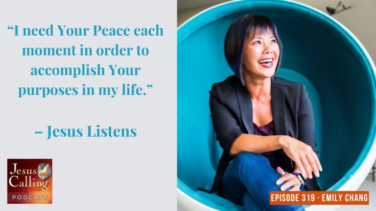 Jesus Calling podcast 319 featuring Emily Chang and Jodi Stuber - Website Thumbnail - JC Pod #319