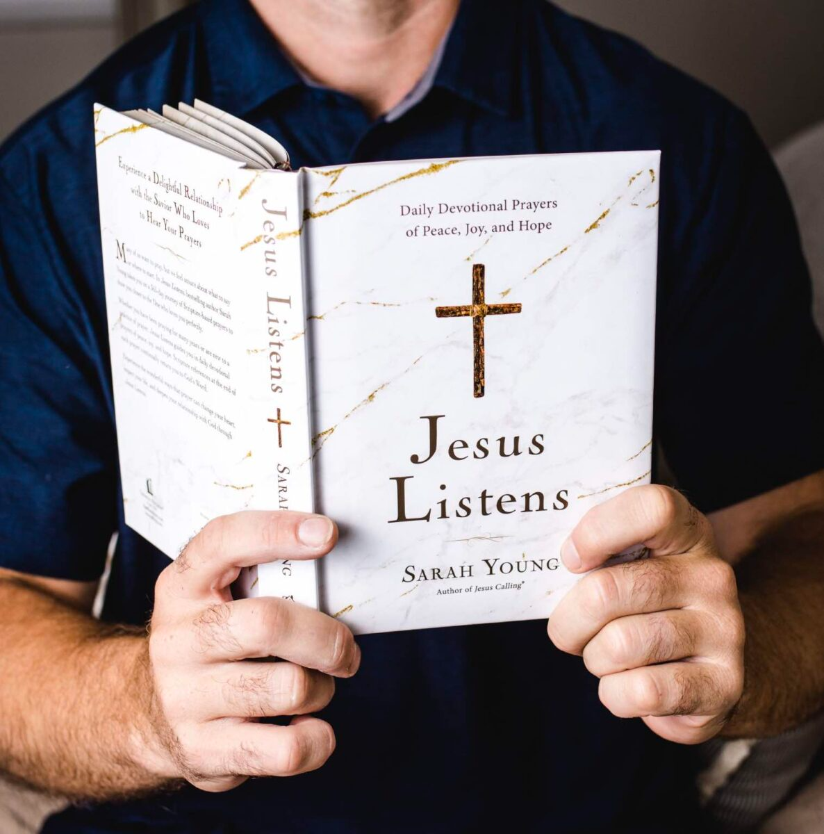 Jesus Listens Devotional by Sarah Young author of the Jesus Calling devotional that inspired the Jesus Calling podcast