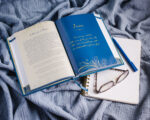 Jesus Calling Commemorative Edition interior with monthly view.