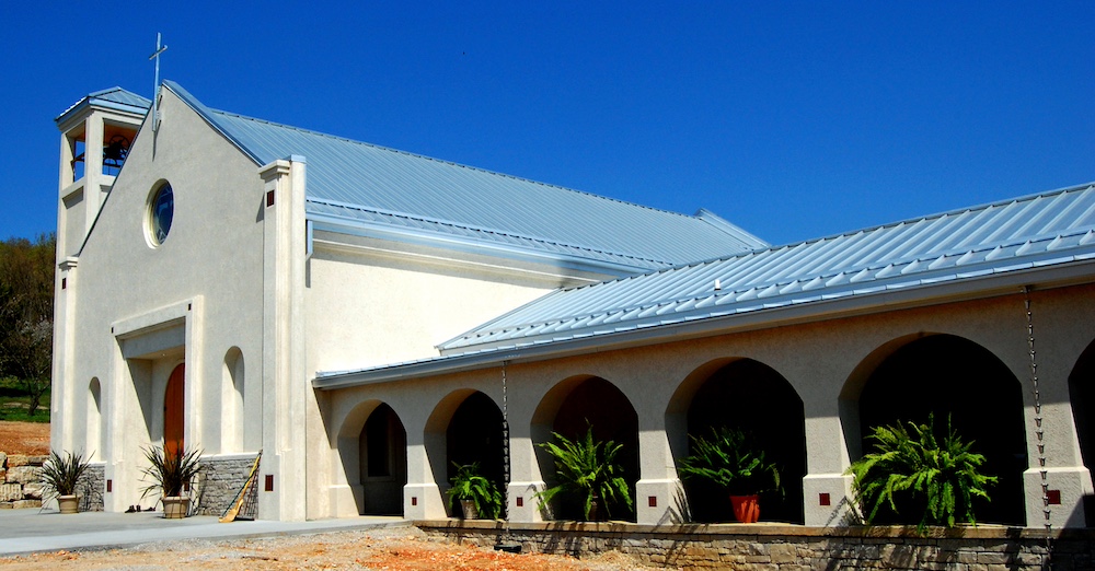 Jesus Calling podcast 417 featuring John Michael Talbot & John Andrew Bryant - shown here is Talbot's Little Portion Monastery - PC Courtesy of John Michael Talbot