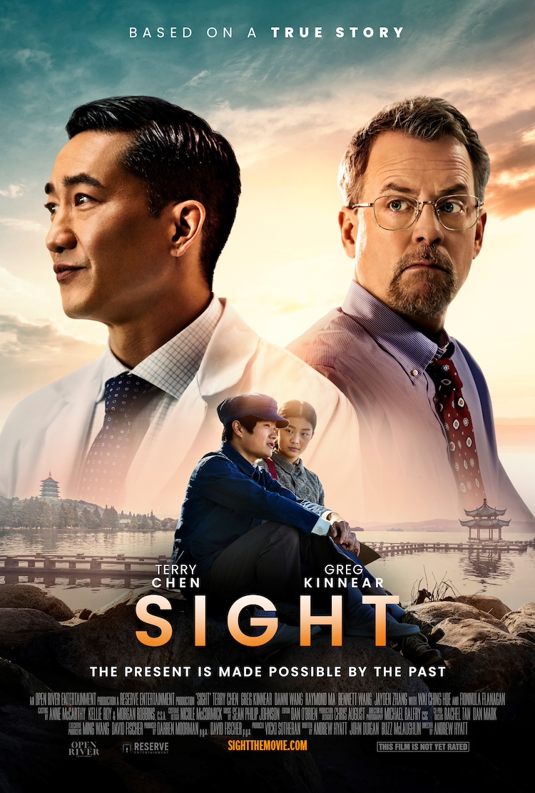 Jesus Calling podcast 423 featuring Dr Ming Wang - Sight movie poster - - 7-1-22-Fri-938-cover art of Sight PC Dr. Ming Wang, Open River and Angel Studios