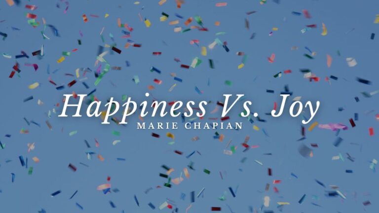 Happiness vs.Joy