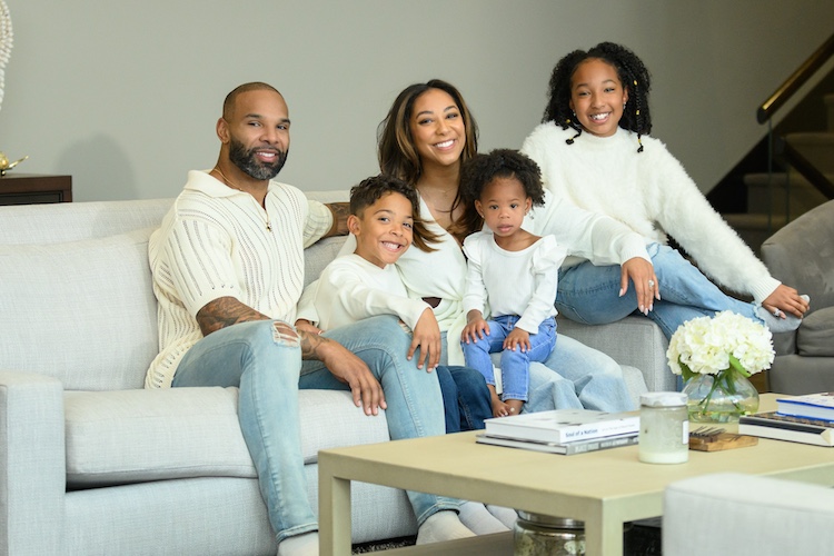 Jesus Calling podcast 425 featuring Matt Forte & Jonnie W - Matt Forte shown here in Family Photo 2 PC Sonya Martin Photography