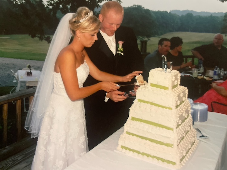 Jesus Calling podcast 428 featuring Joe Dobbins & Aimee Byrd - Joe shown here with his wife Kayla at their Wedding Pic PC Courtesy of Joe Dobbins