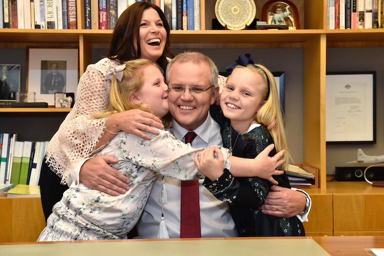 Jesus Calling podcast 430 featuring Scott Morrison & Preston Perry - Morrison shown here with his family - WhatsApp Image 2024-05-17 at 19.29.47 PC Courtesy of Scott Morrison