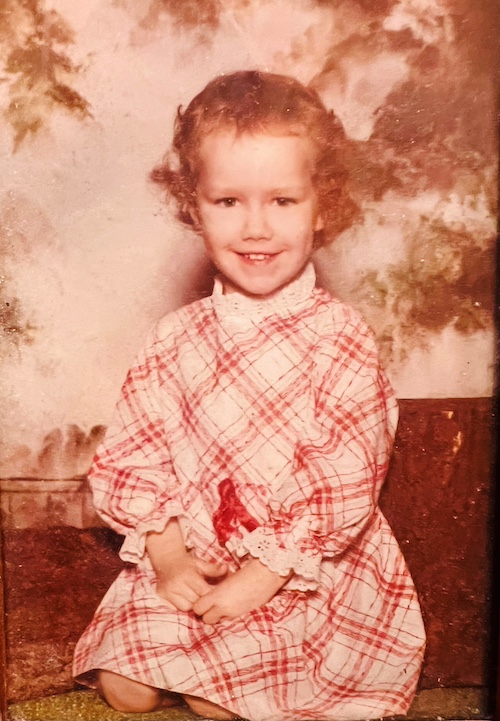 Jesus Calling podcast 431 feauring Sherry Hoppen & Tanya Glessner 2 - shown here is a young Tanya Glessner - 1 PC No Credit Needed