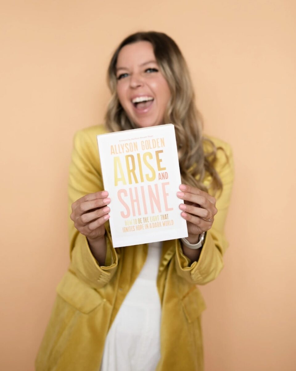 Jesus Calling podcast 438 featuring Alysson Golden - Allyson Golden PR image