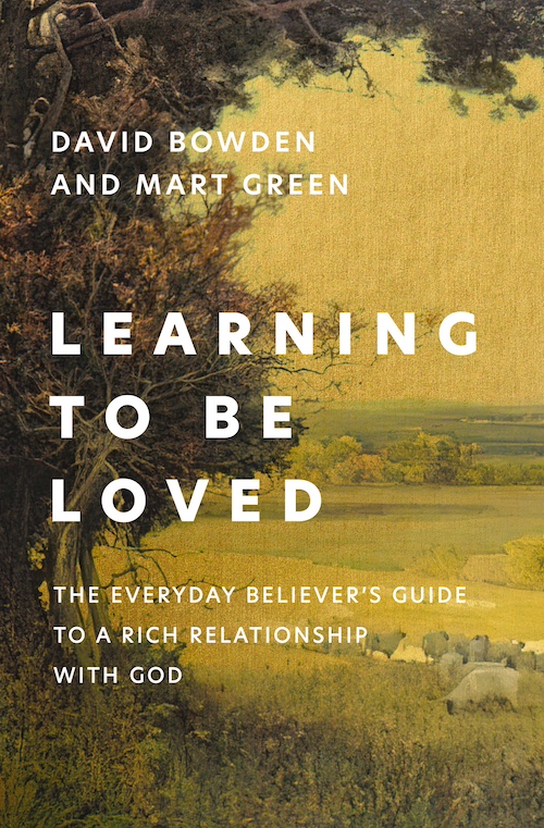 Jesus Calling podcast 443 featuring Mart Green & Clarissa and Fiona Moll - shown here is Learning to Be Loved book cover