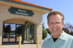 Jesus Calling podcast 443 featuring Mart Green & Clarissa and Fiona Moll - shown here is Mart outside Mardel