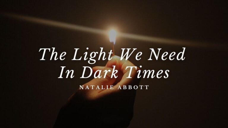 The Light We Need in Dark Times by Natalie Abbott