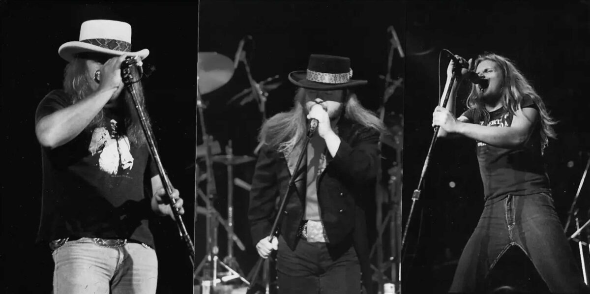 Jesus Calling podcast 447 featuring Johnny and Donnie Van Zant - Van Zant Brothers - Lynyrd Skynard and 30 Special - shown here with Gary Rossington