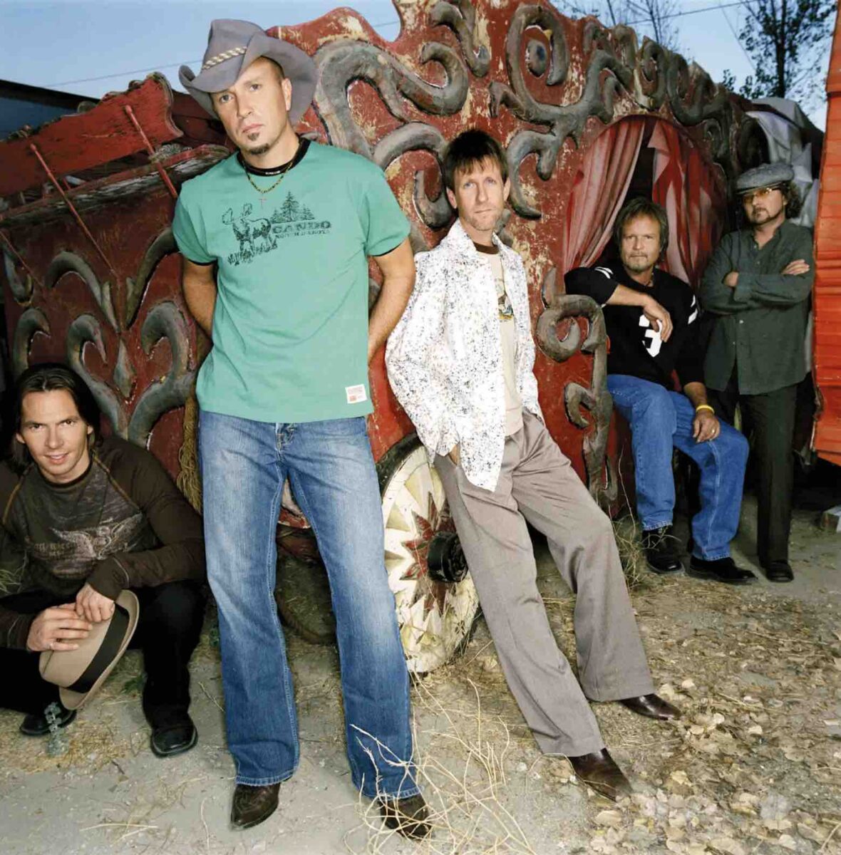 Jesus Calling podcast 458 featuring Sawyer Brown's Mark Miller - shown here with the Sawyer Brown band - press image
