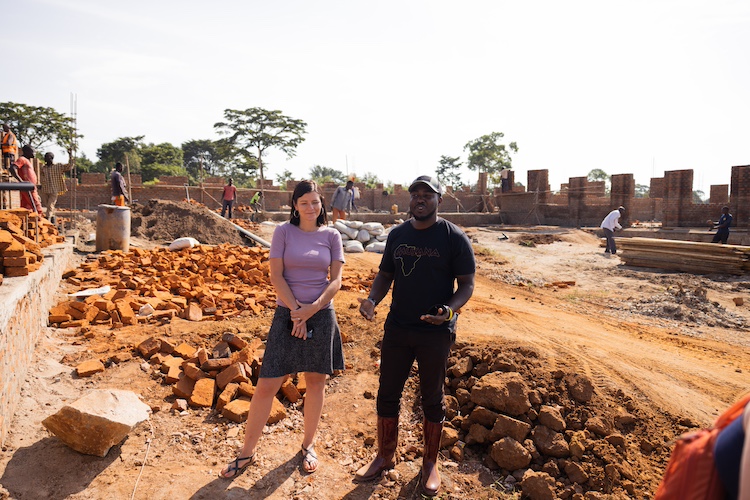 Jesus Calling podcast 464 featuring Andrea Kazindra - Andrea and Haril Kazindra overseeing expansion in Uganda PC Courtesy of Andrea Kazindra