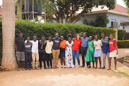Jesus Calling podcast 464 featuring Andrea Kazindra - Some of Musana Uganda staff PC Courtesy of Andrea Kazindra