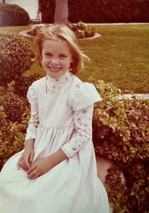 Jesus Calling podcast 466 featuring Chris Janssen - shown as a young girl