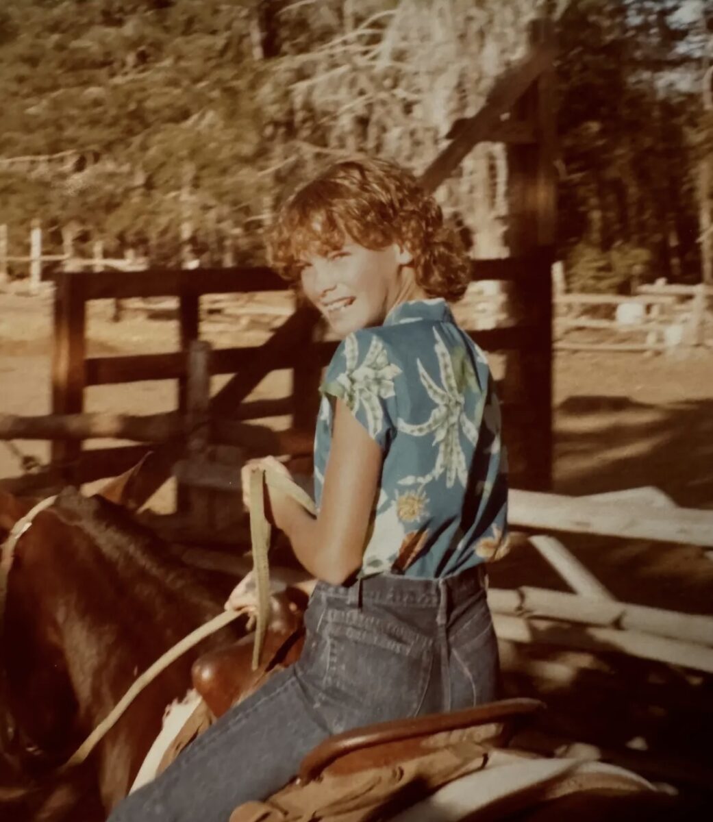 Jesus Calling podcast 466 featuring Chris Janssen - shown as a young woman riding a horse