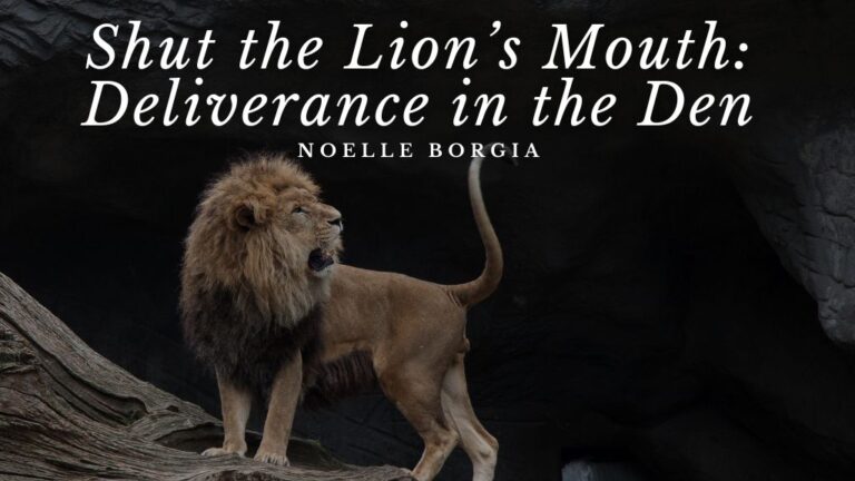 Lion Jesus Calling Blog Post Noelle Borgia