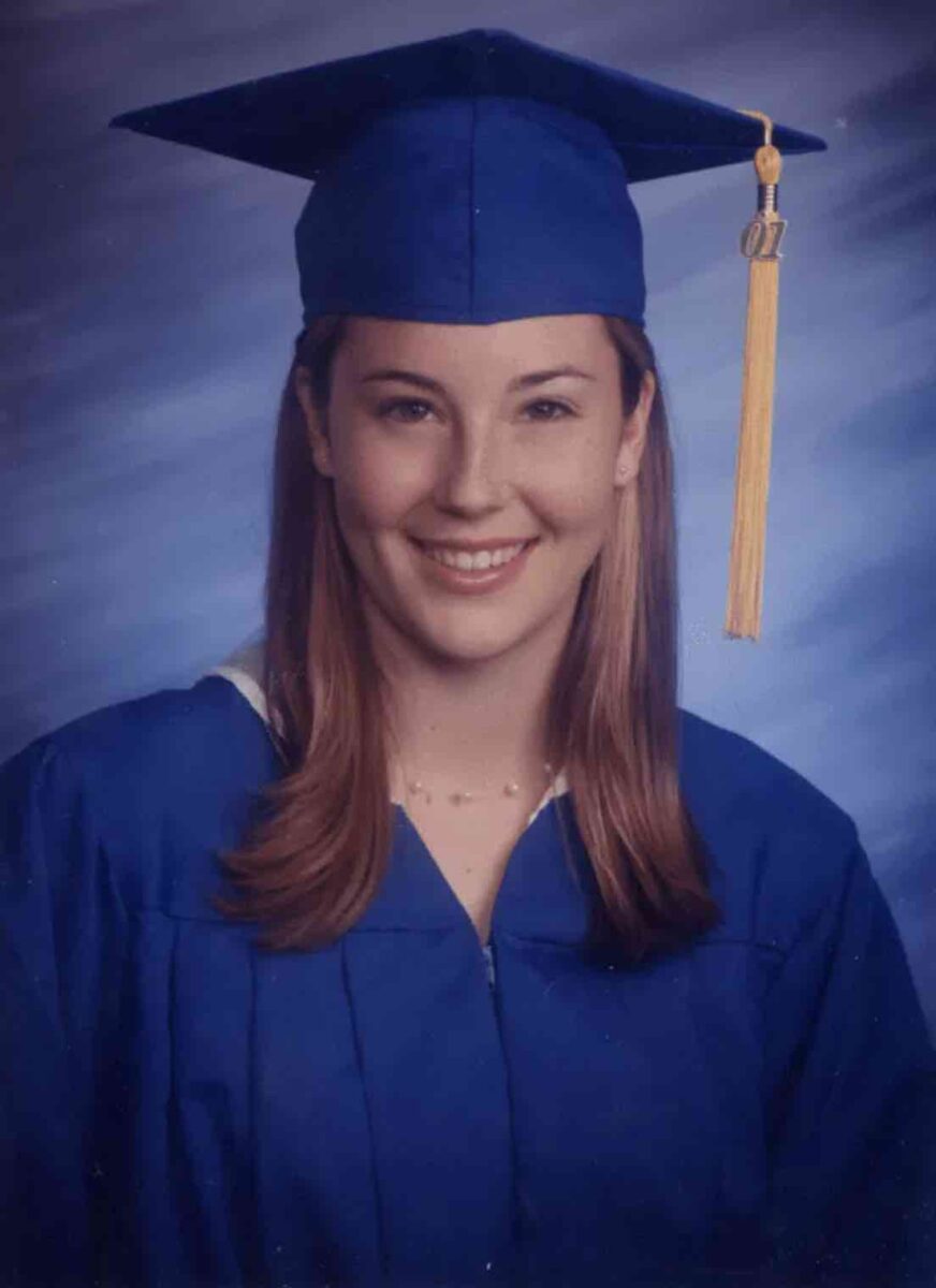 Jesus Calling podcast 471 featuring Allie Marie Smith - graduation photo